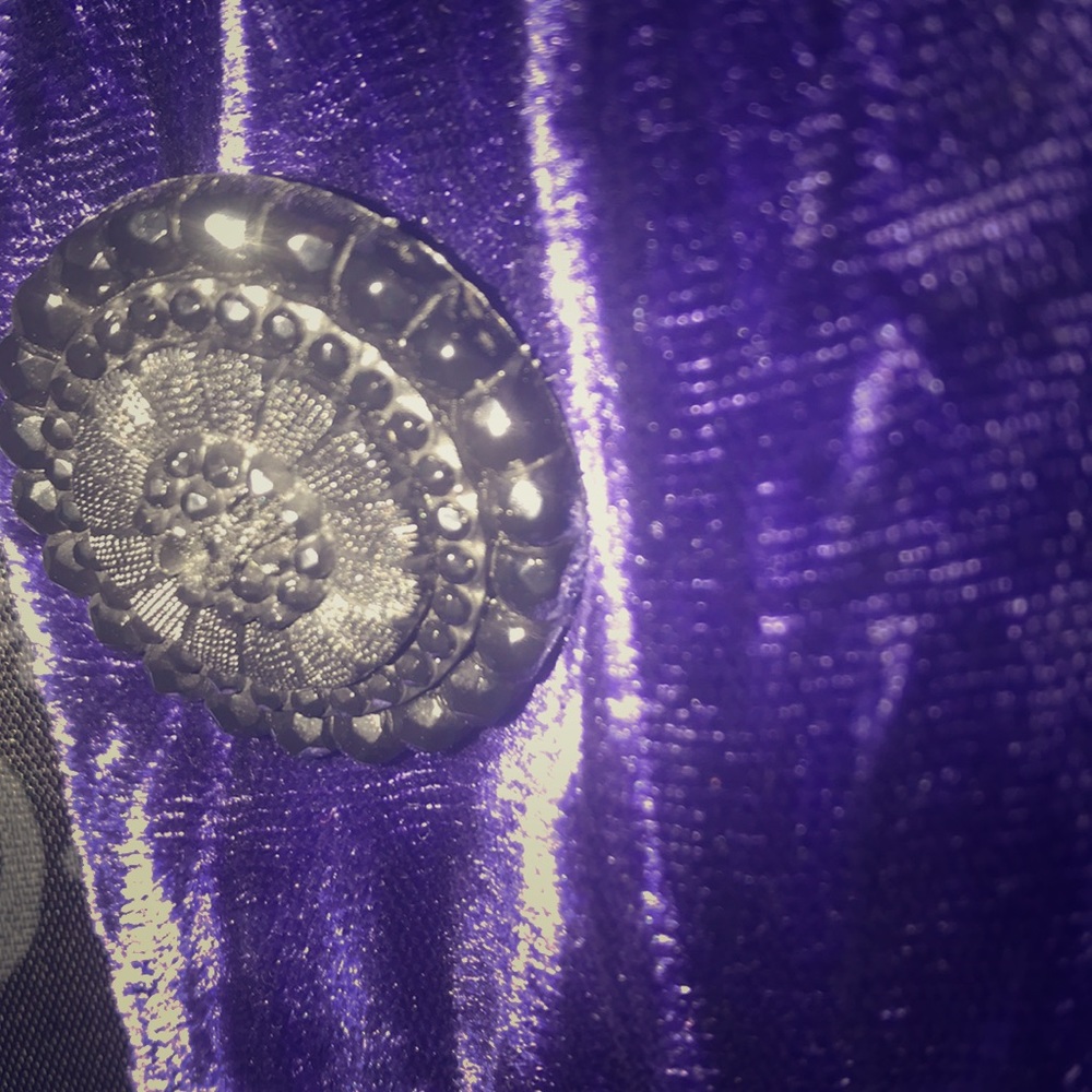 Beautiful crushed purple velvet jacket